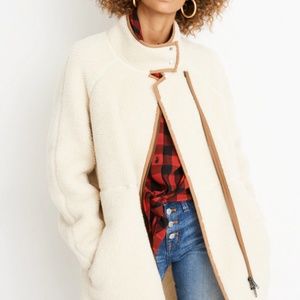 Madewell Sherpa Cocoon Coat Medium